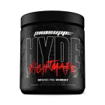 Envase de Hyde Nightmare de ProSupps, suplemento preentrenamiento para energía y enfoque