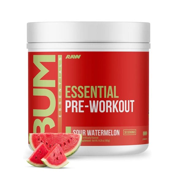 pre entreno cbum RAW Bum sour watermelon
