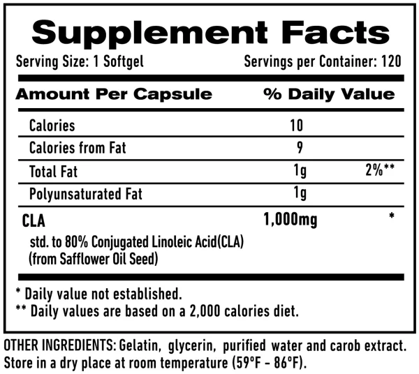 tabla-cla-1up-nutrition-120-softgels-suplextreme