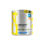 C4 Sport Pre entreno sabor Blue Raspberry 210g. Suplemento pre entrenamiento con 30 servicios, certificado NSF para deporte.