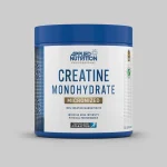 Envase de Creatina Applied Nutrition de 250 g, suplemento de alta pureza para mejorar fuerza y rendimiento deportivo