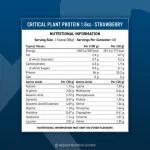 CriticalPlantProtein-1.8g- informacion nutricional