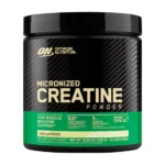 Creatina Monohidratada Micronizada Optimum Nutrition 300g en polvo sin sabor, suplemento para fuerza y rendimiento físico