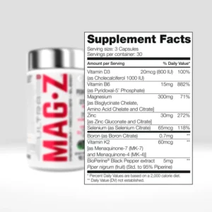 informacion nutricional ultra mag z