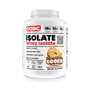 Proteína Whey Isolate Basic Supplements en polvo alta pureza 26g proteína por porción