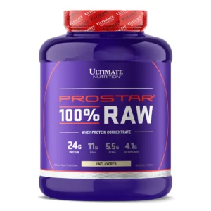Ultimate Nutrition Prostar 100% RAW Whey Protein sin sabor concentrado 80%