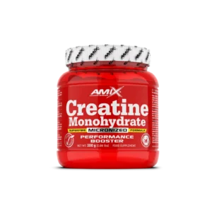 Creatina Monohidrato Amix 300 g en polvo micronizado para rendimiento deportivo