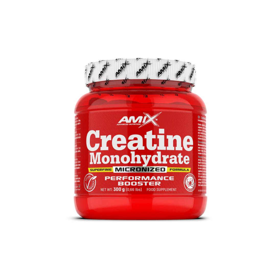 creatina monohidrato 300 gr Amix Creatina Monohidrato Amix 300 g en polvo micronizado para rendimiento deportivo