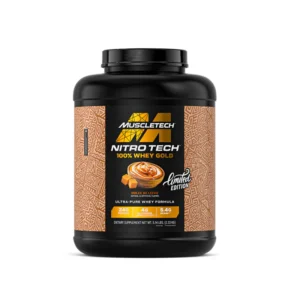Proteína MuscleTech Nitro-Tech 100% Whey Gold sabor dulce de leche en envase original