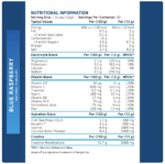 tabla nutricional de creatina hydration applied nutrition